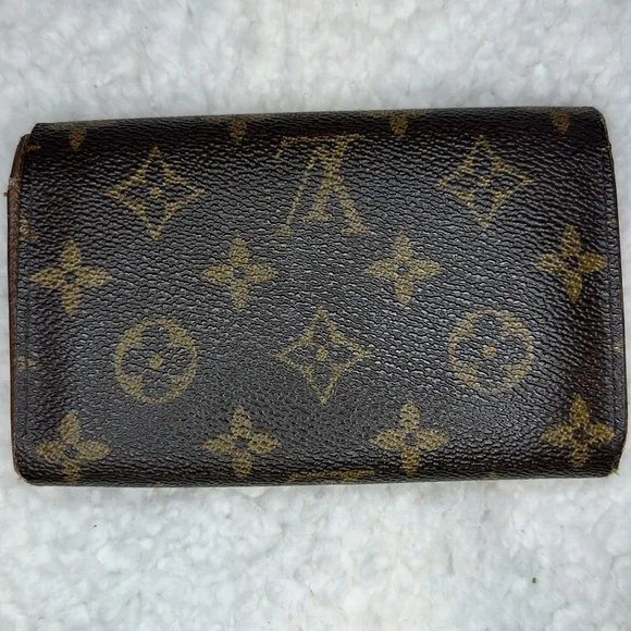 Authentic Louis Vuitton Monogram Porte Monnaie Billets Tresor Trifold Wallet - Picture 2 of 16